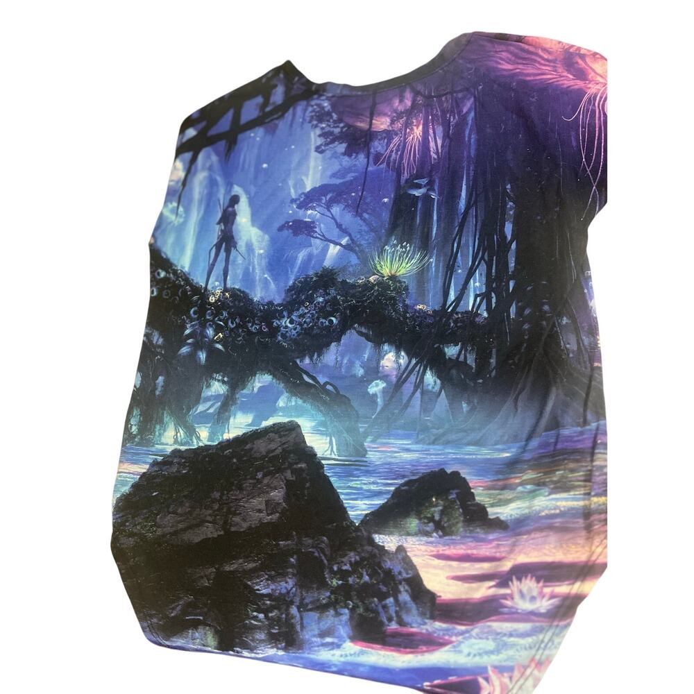 Disney Parks Authentic Avatar Pandora Graphic Tee- Size Large -Preowned